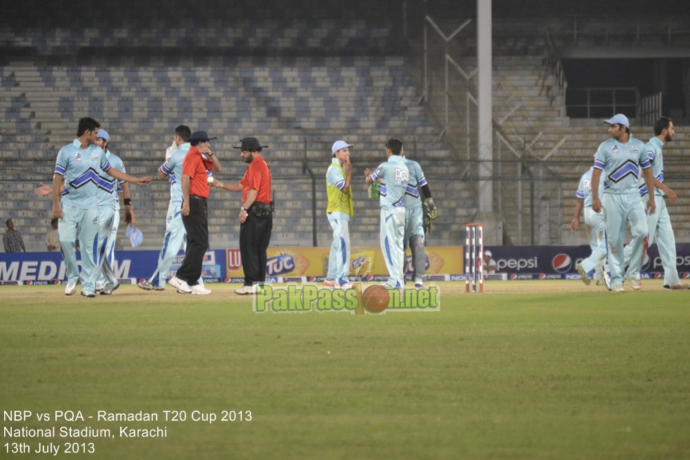 NBP vs PQA - Ramadan T20 Cup 2013