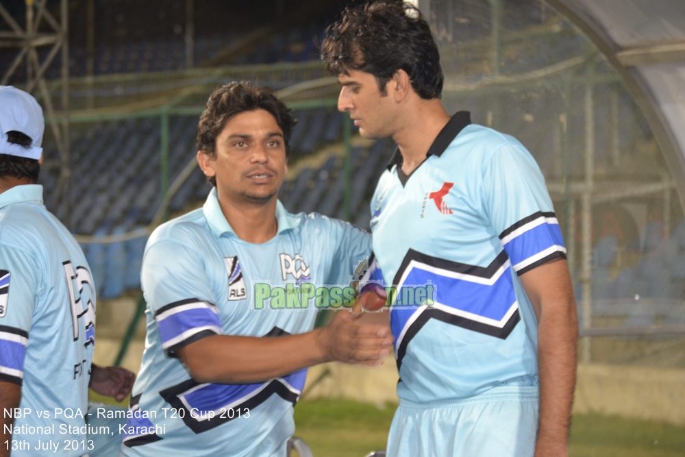 NBP vs PQA - Ramadan T20 Cup 2013