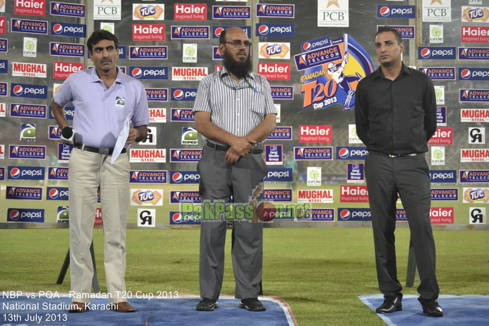 NBP vs PQA - Ramadan T20 Cup 2013