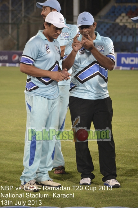 NBP vs PQA - Ramadan T20 Cup 2013