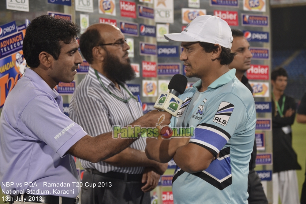 NBP vs PQA - Ramadan T20 Cup 2013