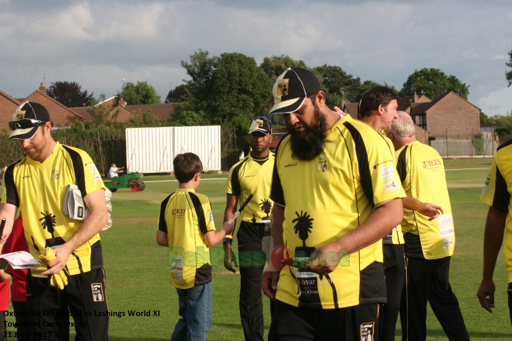 Oxton Cricket Club XI vs Lashings World XI