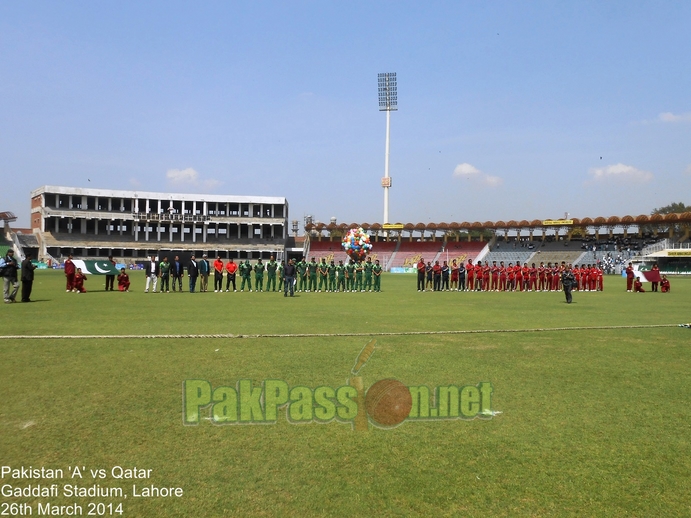 Pakistan 'A' vs Qatar