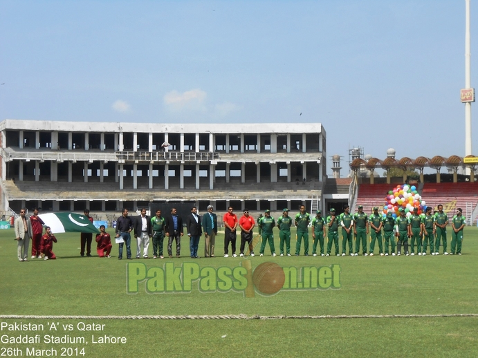 Pakistan 'A' vs Qatar