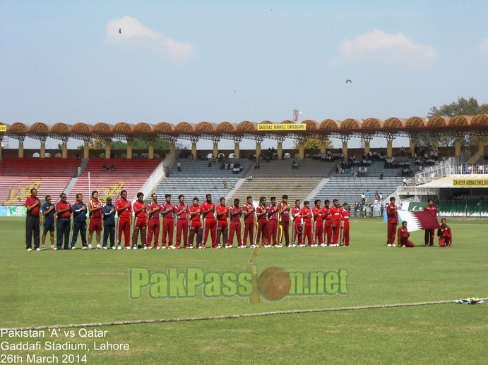 Pakistan 'A' vs Qatar