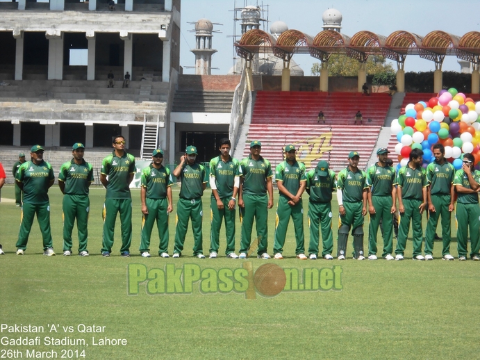 Pakistan 'A' vs Qatar