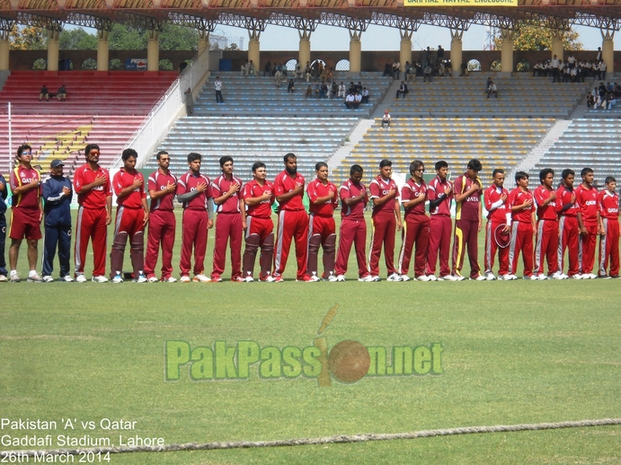 Pakistan 'A' vs Qatar