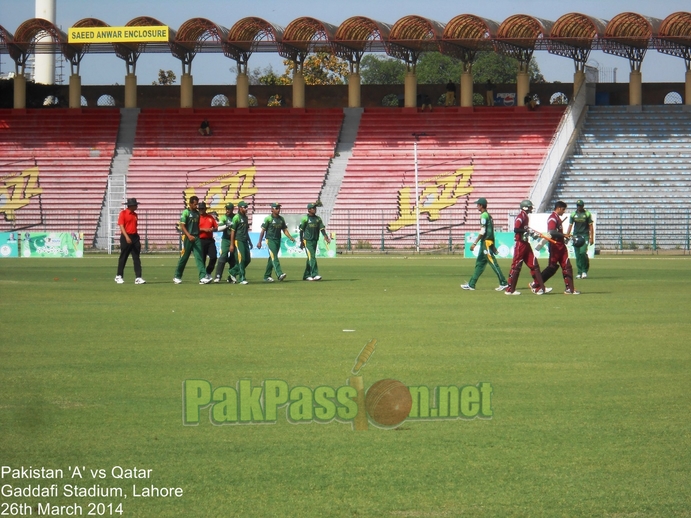 Pakistan 'A' vs Qatar