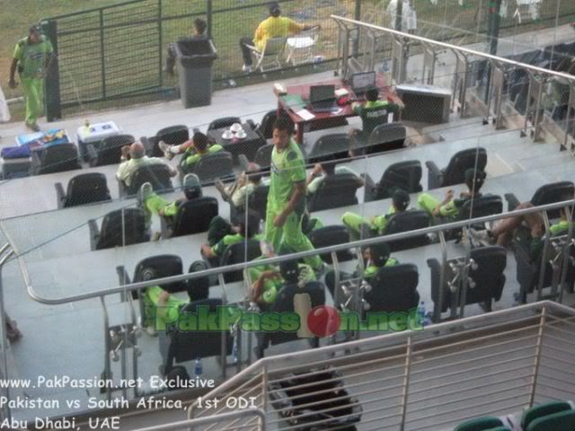 Pakistan Team's Dug Out