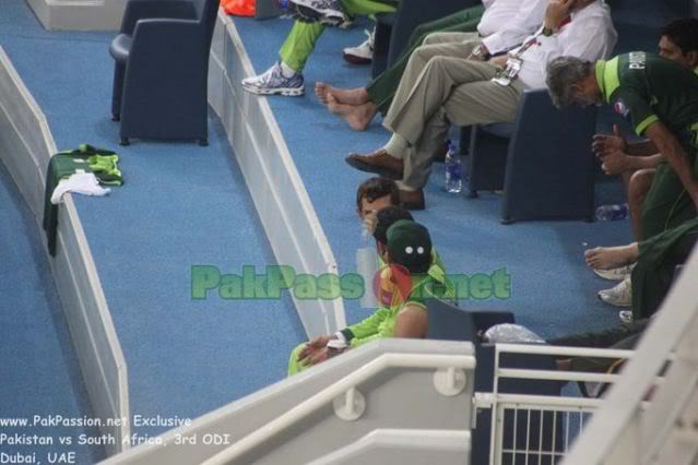 Pakistan Team's Dug Out