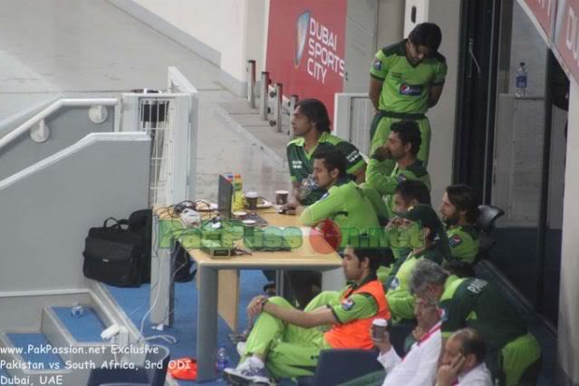 Pakistan Team's Dug Out