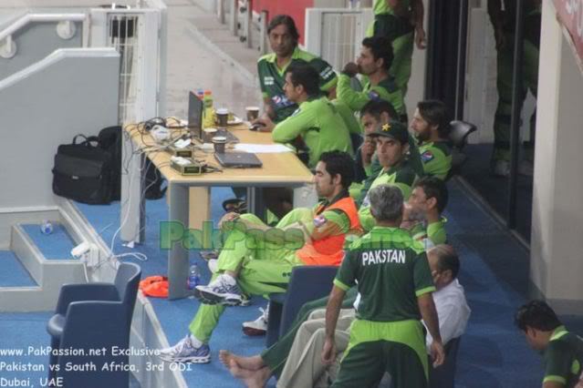 Pakistan Team's Dug Out