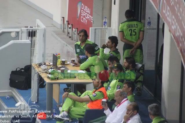 Pakistan Team's Dug Out