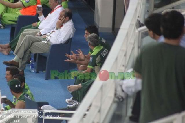 Pakistan Team's Dug Out