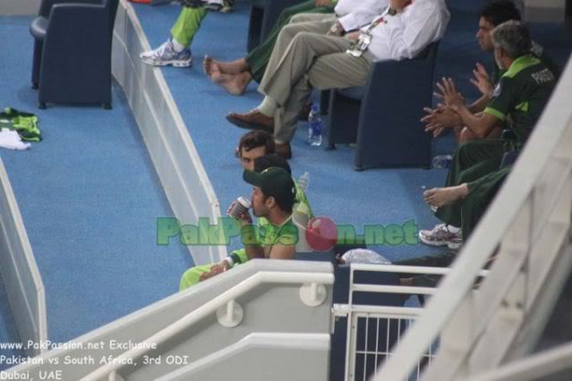 Pakistan Team's Dug Out