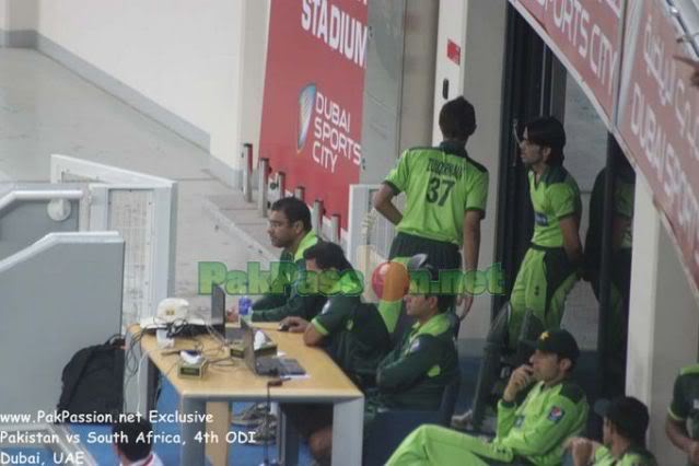 Pakistan Team's Dug Out