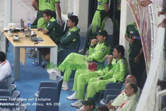 Pakistan Team's Dug Out