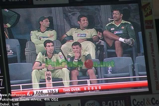 Pakistan Team's Dug Out