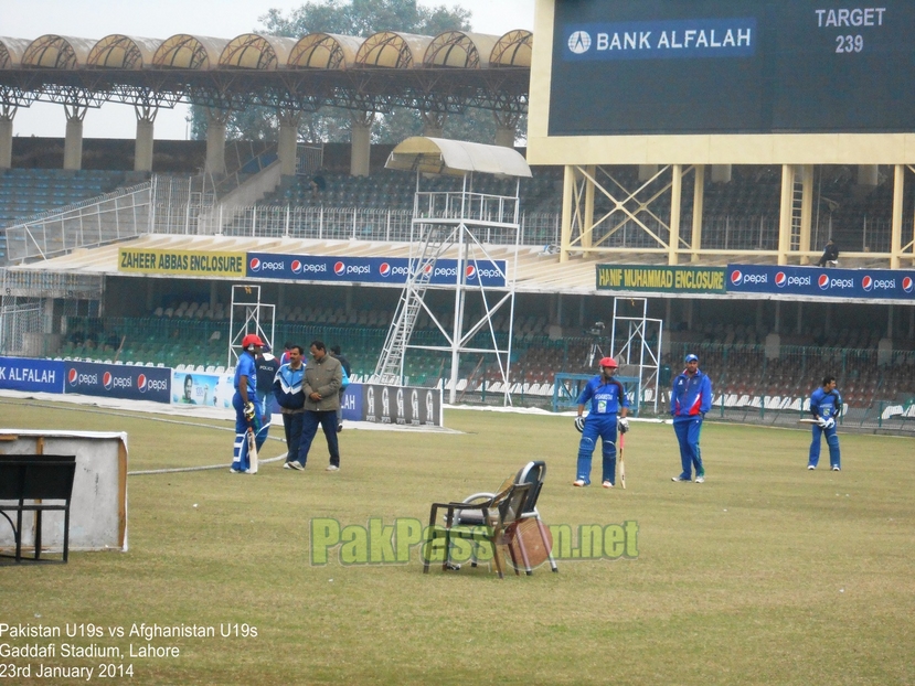 Pakistan U19s vs Afghanistan U19s, Gaddafi Stadium, Lahore