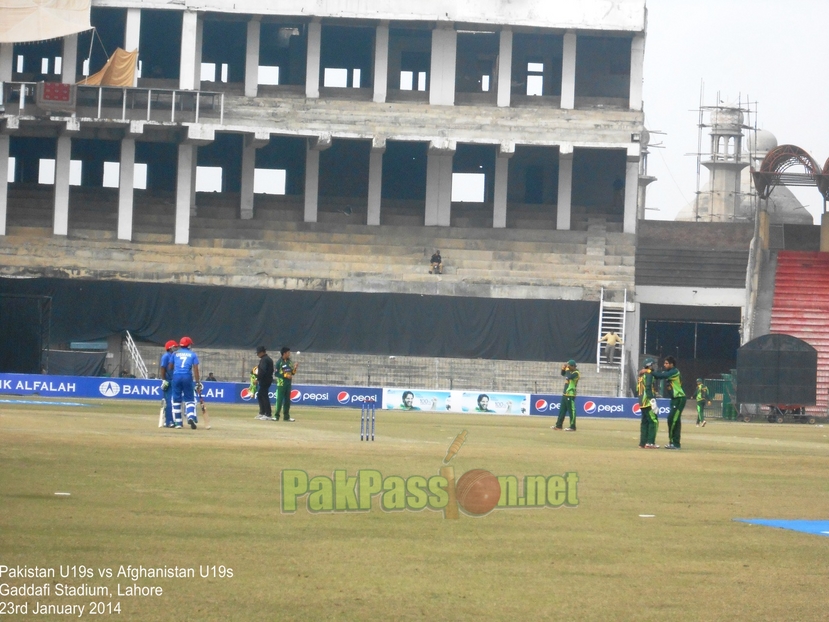 Pakistan U19s vs Afghanistan U19s, Gaddafi Stadium, Lahore