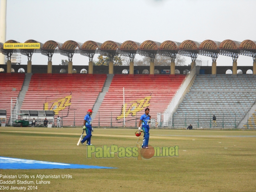 Pakistan U19s vs Afghanistan U19s, Gaddafi Stadium, Lahore