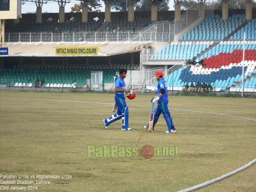 Pakistan U19s vs Afghanistan U19s, Gaddafi Stadium, Lahore