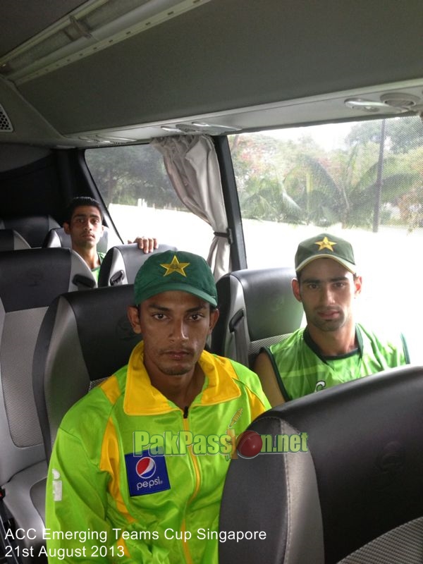 Pakistan U23 players in Singapore