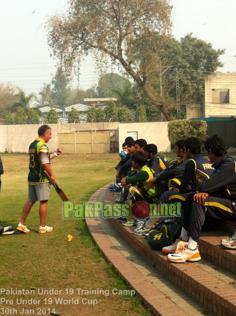Pakistan Under-19 World Cup Training Camp 2014