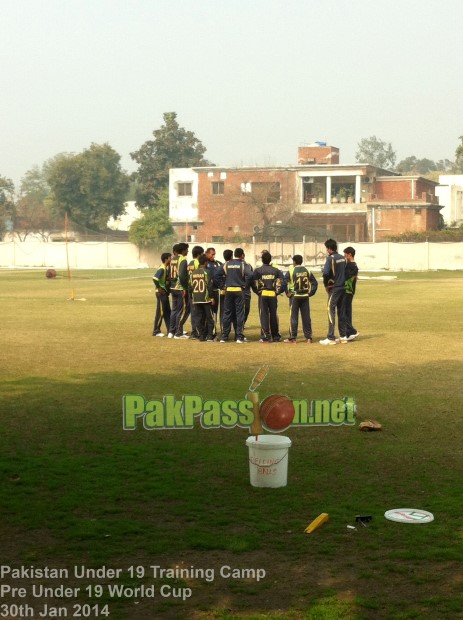 Pakistan Under-19 World Cup Training Camp 2014