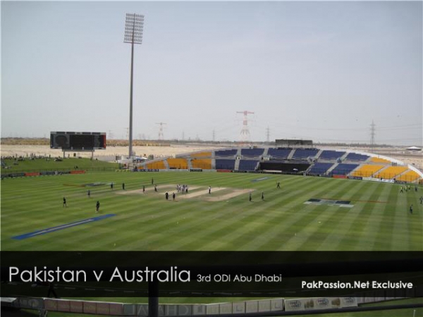 Pakistan v Australia - 3rd ODI at Abu Dhabi