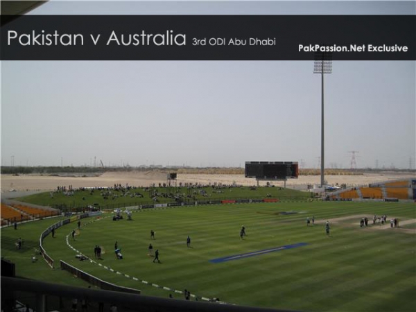 Pakistan v Australia - 3rd ODI at Abu Dhabi