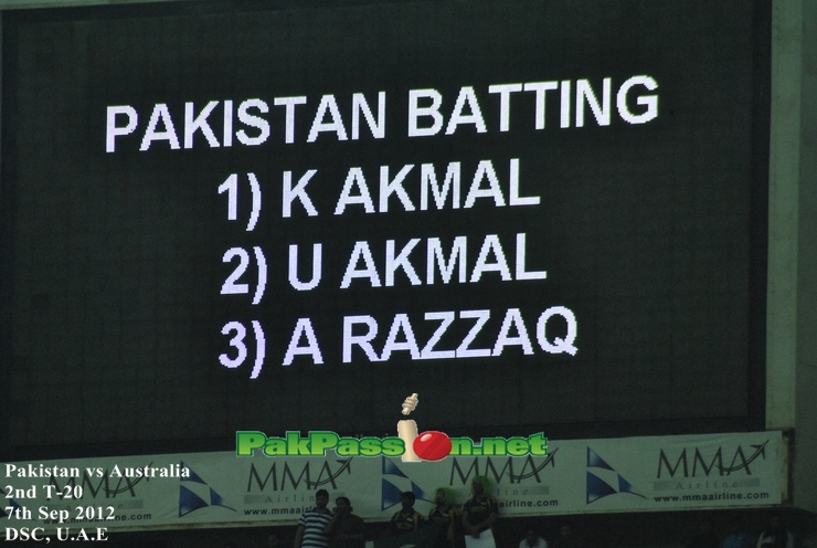 Pakistan vs Australia 2nd T20 Dubai