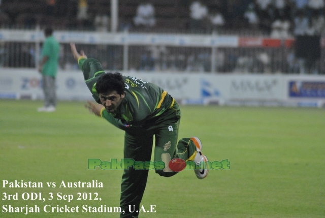 Pakistan vs Australia 3rd ODI 2012