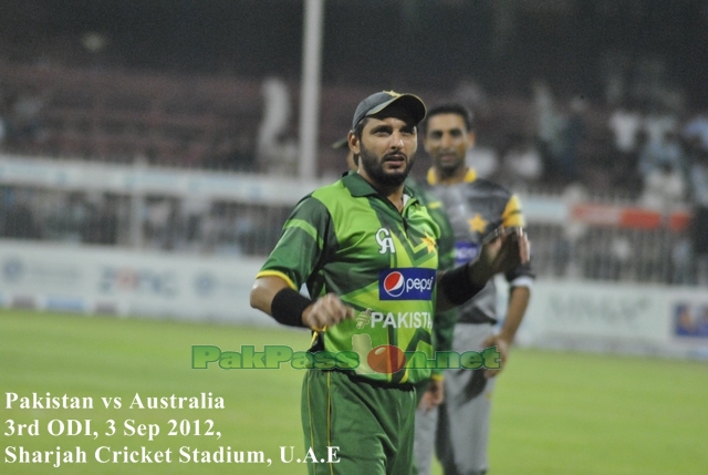 Pakistan vs Australia 3rd ODI 2012