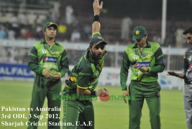 Pakistan vs Australia 3rd ODI 2012