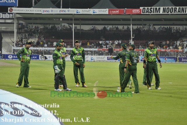 Pakistan vs Australia 3rd ODI 2012