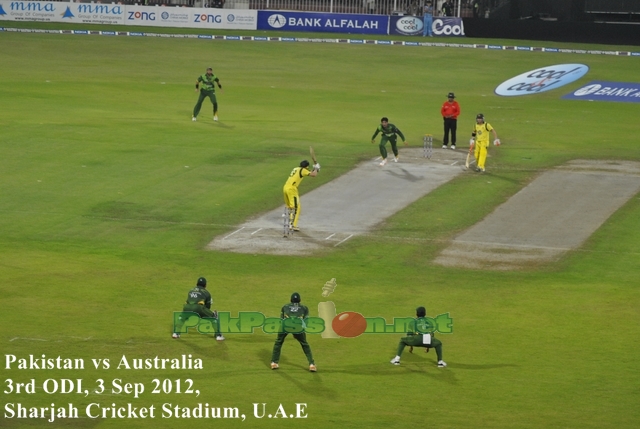 Pakistan vs Australia 3rd ODI 2012