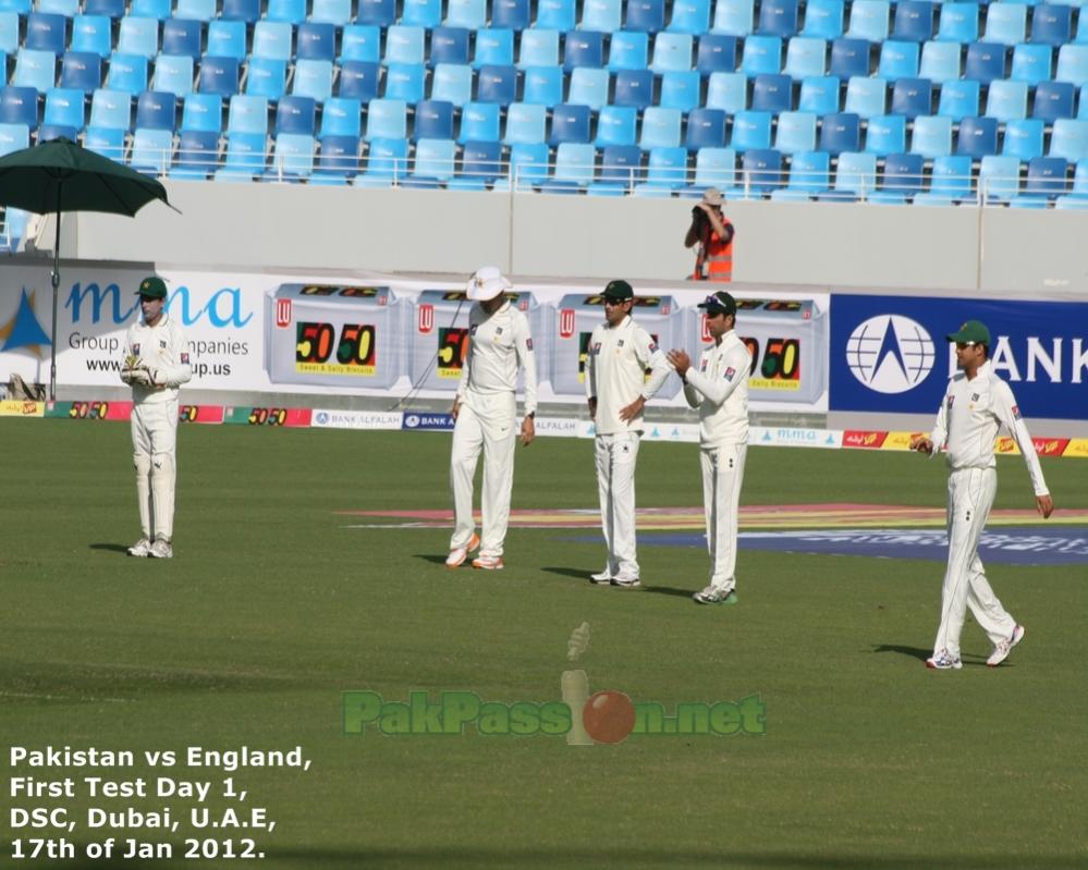 Pakistan vs England | First Test : Day 1 | 17 January 2012 | Dubai Sports C