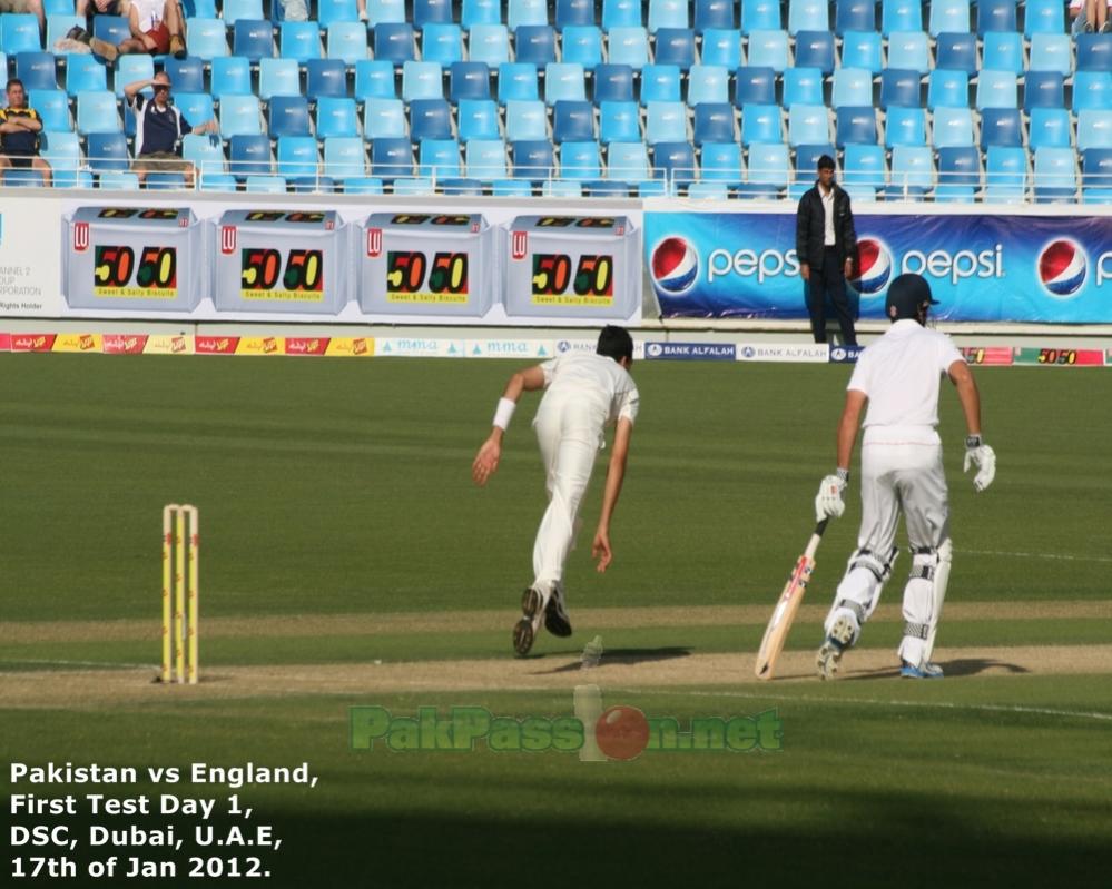 Pakistan vs England | First Test : Day 1 | 17 January 2012 | Dubai Sports C