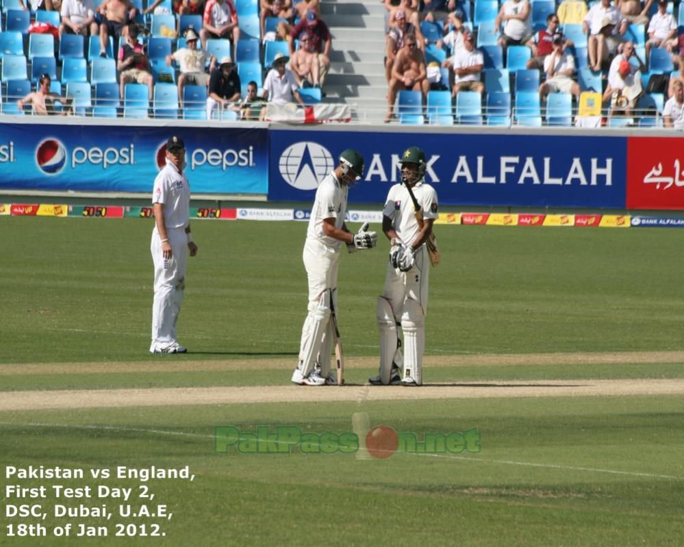 Pakistan vs England | First Test : Day 2 | 18 January 2012 | Dubai |