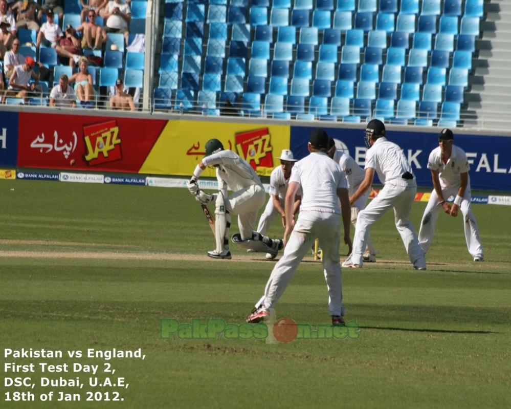 Pakistan vs England | First Test : Day 2 | 18 January 2012 | Dubai |