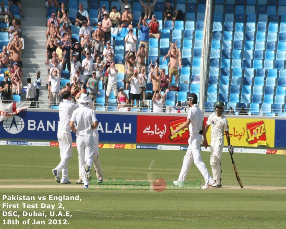 Pakistan vs England | First Test : Day 2 | 18 January 2012 | Dubai |