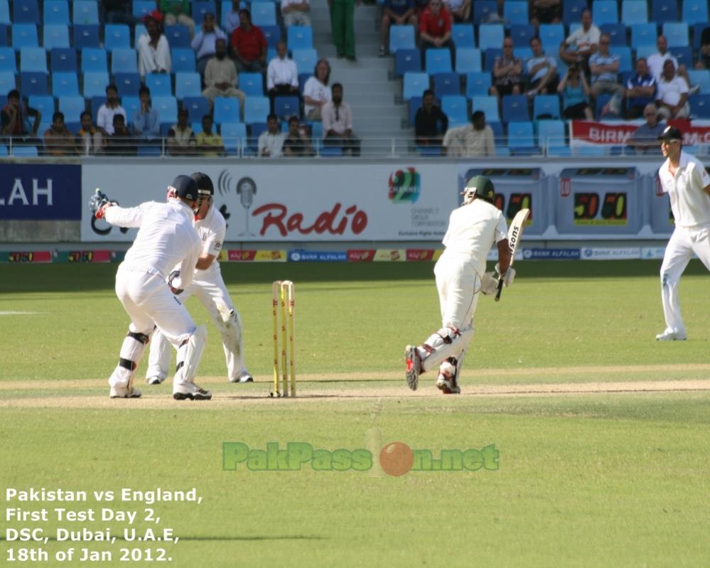 Pakistan vs England | First Test : Day 2 | 18 January 2012 | Dubai |