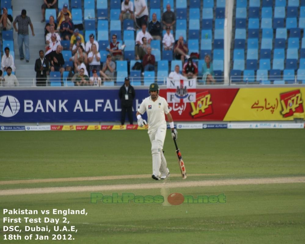 Pakistan vs England | First Test : Day 2 | 18 January 2012 | Dubai |