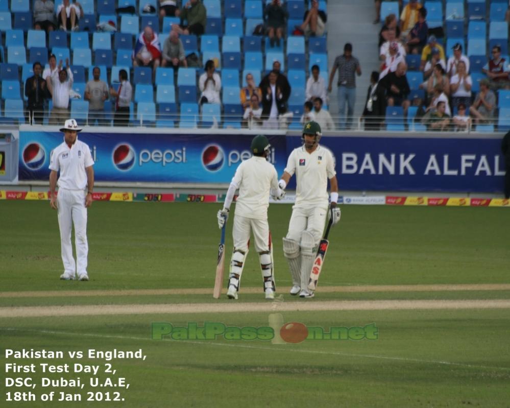 Pakistan vs England | First Test : Day 2 | 18 January 2012 | Dubai |