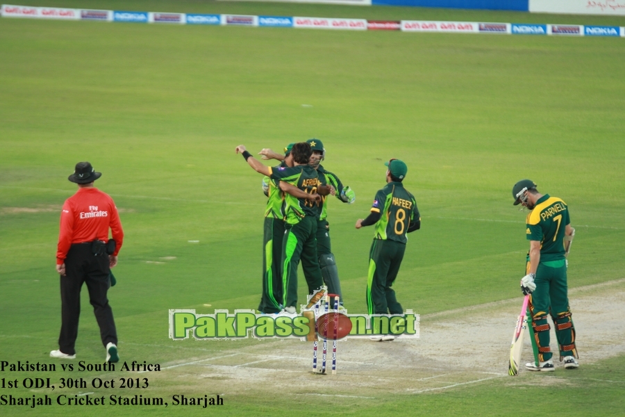 Pakistan vs South Africa, 1st ODI, Sharjah