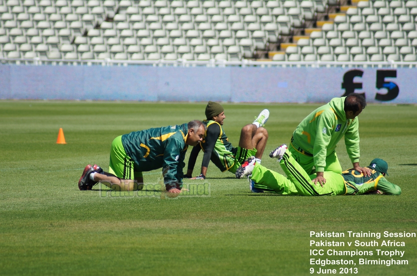 Pakistan vs South Africa Champions Trophy Training