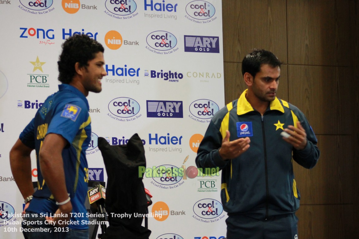 Pakistan vs Sri Lanka T20I Series - Trophy Unveiling