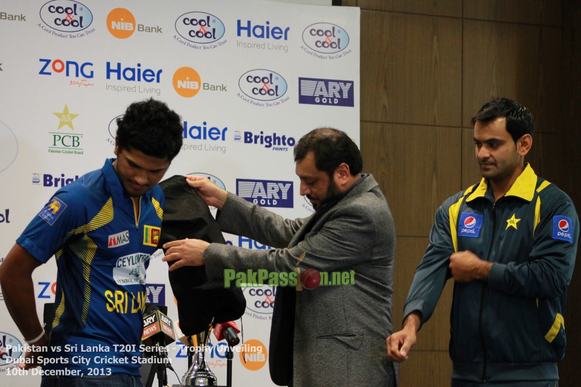 Pakistan vs Sri Lanka T20I Series - Trophy Unveiling