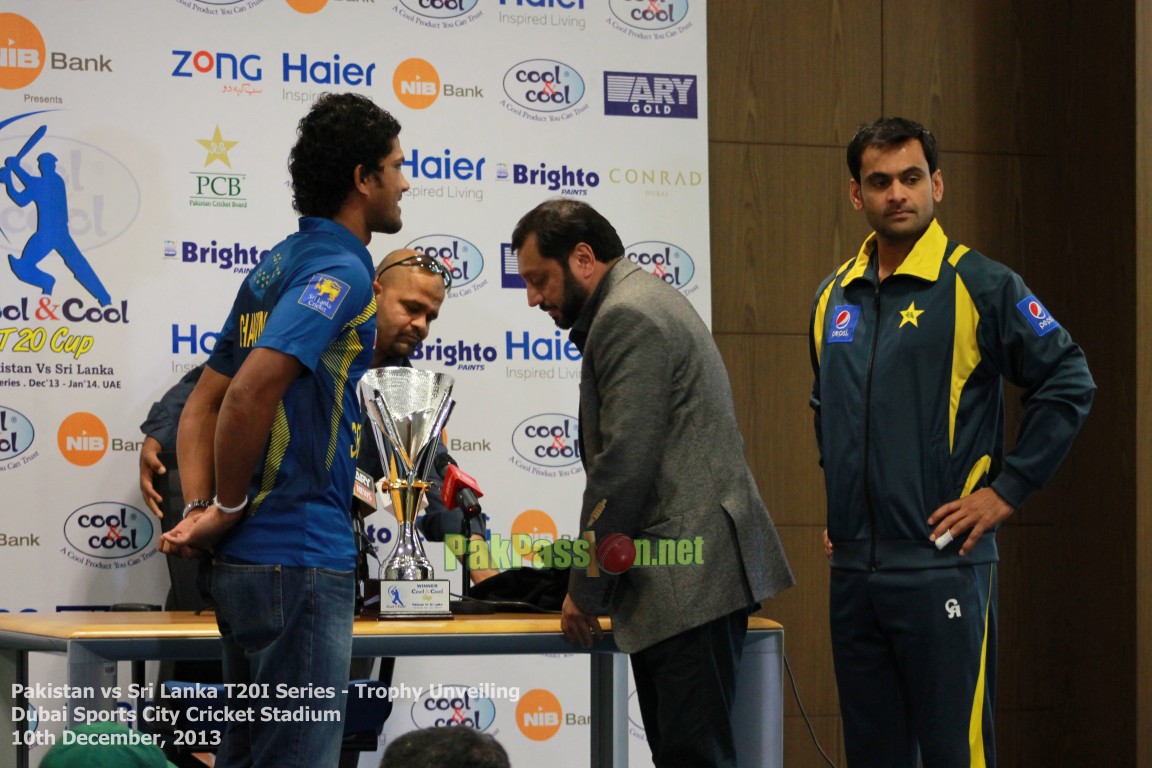 Pakistan vs Sri Lanka T20I Series - Trophy Unveiling